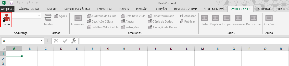 Figure 26 T6 Planning 11.1 Login
