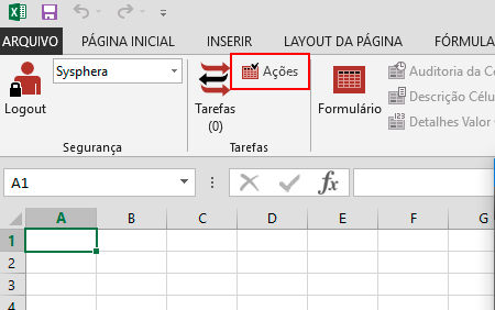Figure 39 Review and Complete Tasks via Excel Add-In