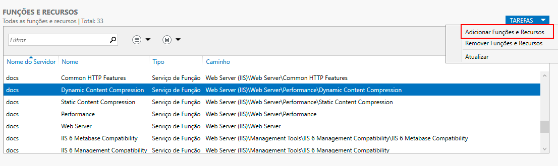 Figure 6 Add Role and Feature Services