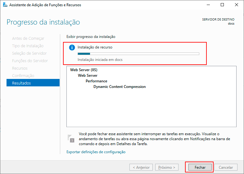 Figure 13 Installation Results