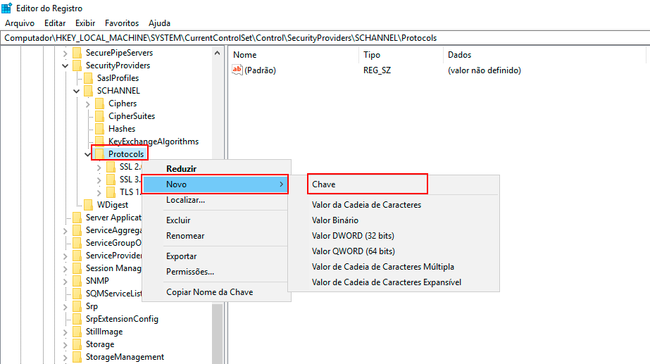 Figure 68 Create New Key TLS 1.1