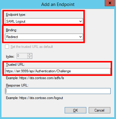 Figure 20: Add an Endpoint Screen