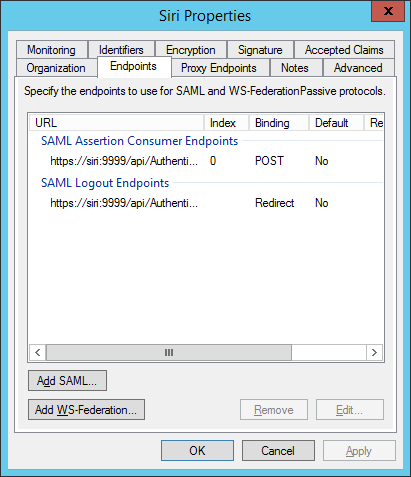 Figure 21: Endpoint Screen