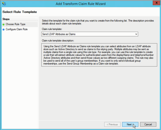 Figure 24: Add Transformation Claim Rule Screen