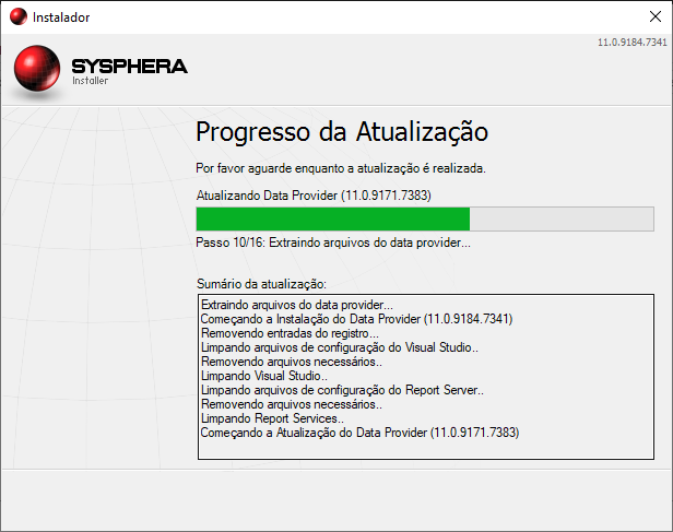 Figure 24 Update Progress