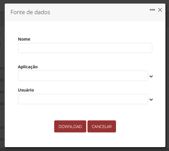 Figure 38 Data Source Window