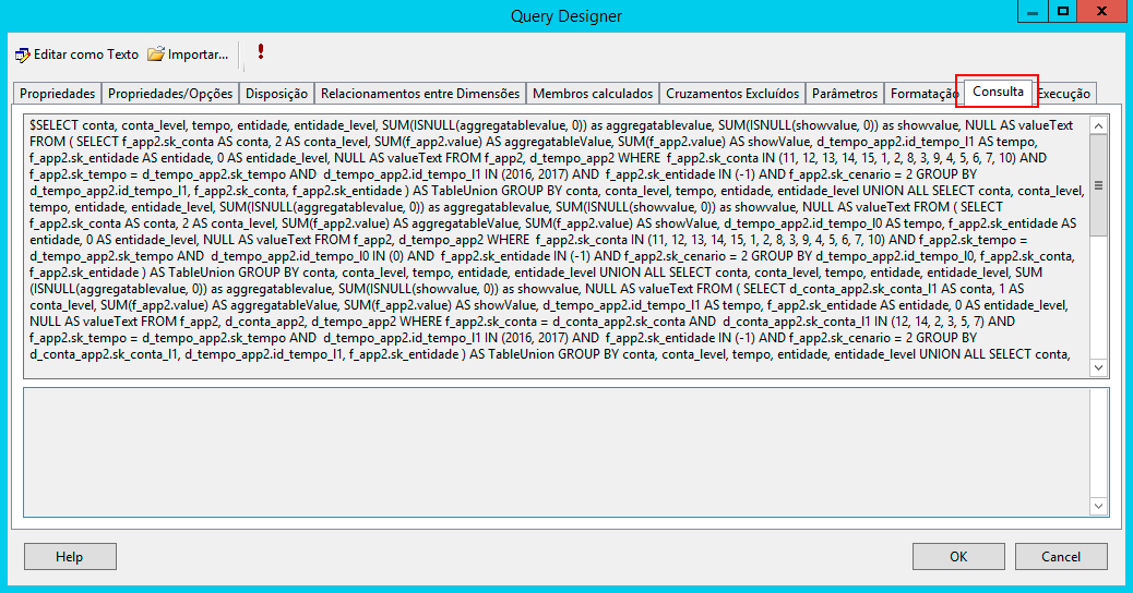 Figure 62 Query Tab