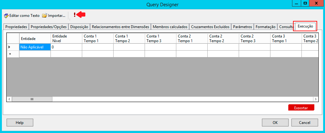 Figure 63 Execution Tab