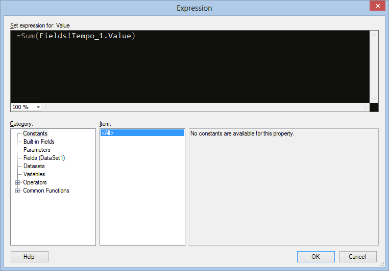 Figure 79 Configuring the Expression