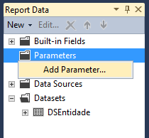 Figure 99 Selecting Add Parameter