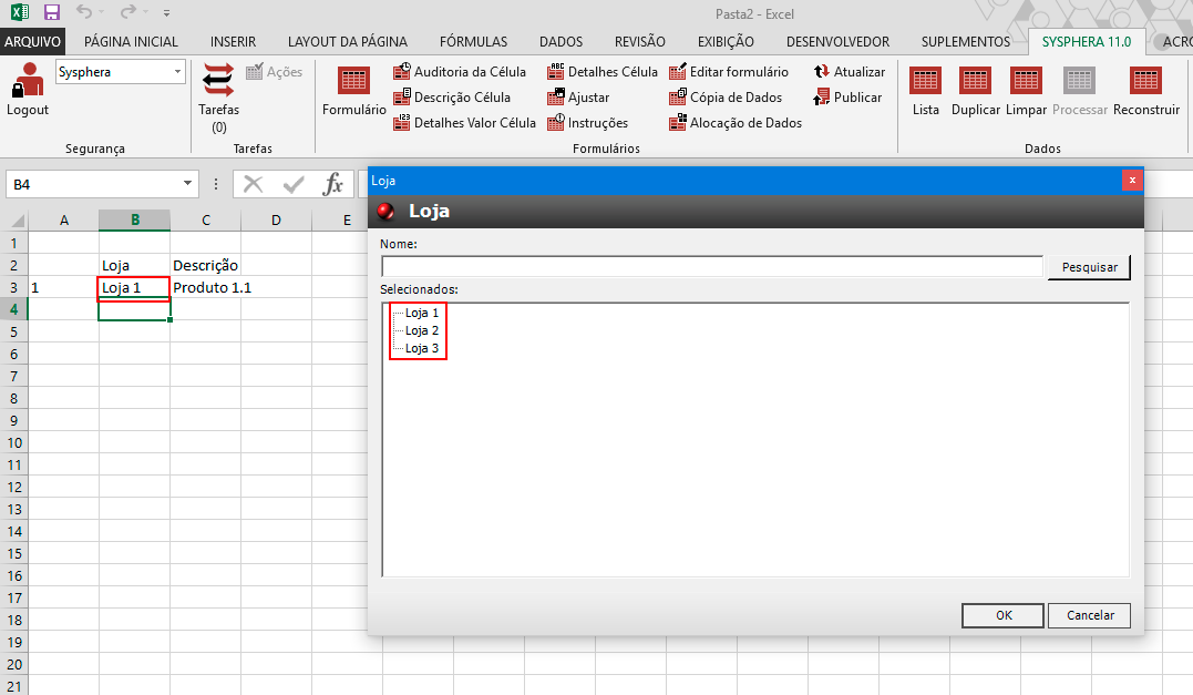 Figura 36 Campo de enlace en formulario de datos