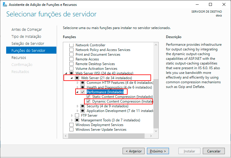 Figura 10 Roles del Servidor