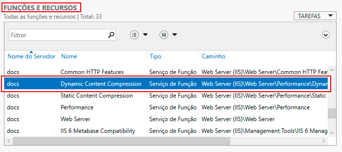 Figura 15 Compresión de Contenido Dinámico
