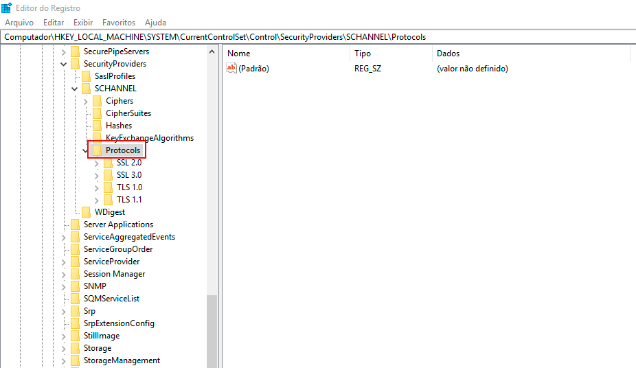 Figura 76 Clave Protocols