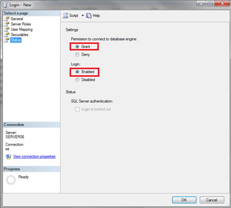 Figure 03: Status Page