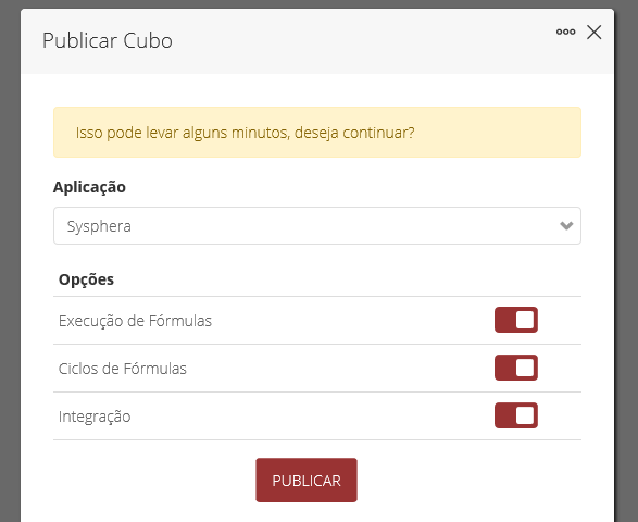 Figura 103: Publicar Cubo