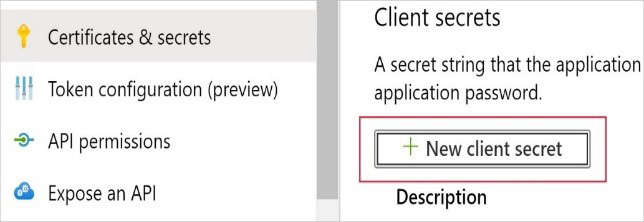Figura 3: Pantalla para crear una Nueva Clave de Seguridad