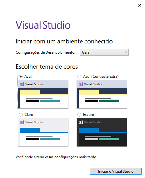 Figura 7 Configuración de Visual Studio