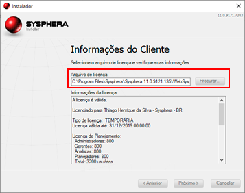 Figura 12 Información del cliente