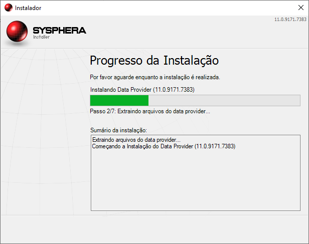 Figura 17 Progreso de la instalación