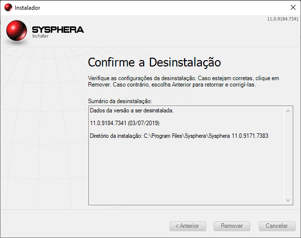 Figura 29 Confirme la Desinstalación