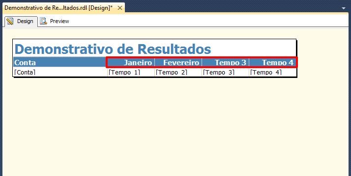 Figura 72 Alterando texto de uma coluna