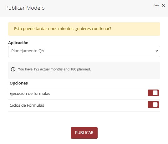 Publicación del cubo