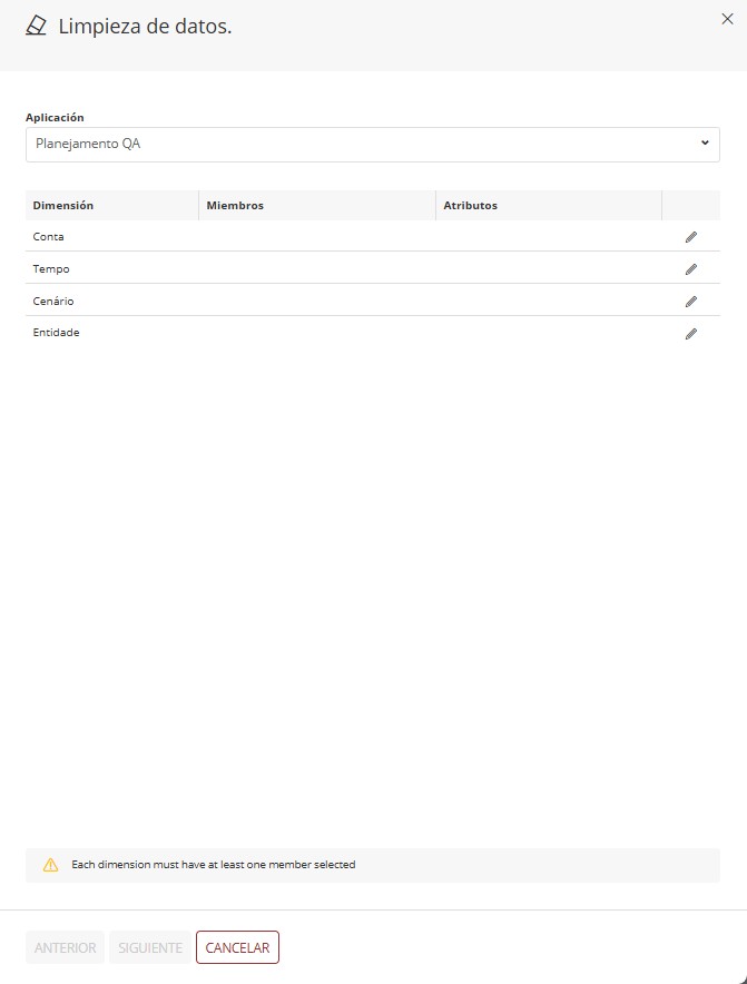 Panel Limpiar Datos