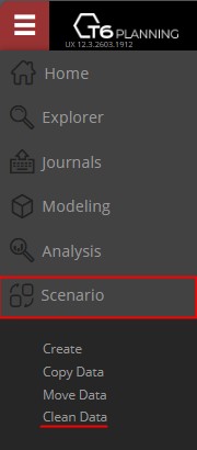 Clear Data Panel