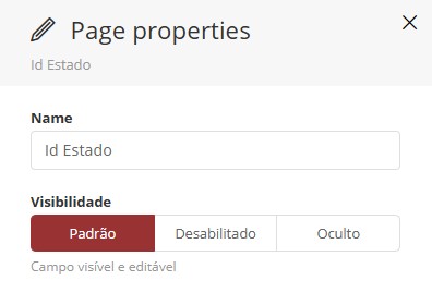 Visibility options in the Pages panel