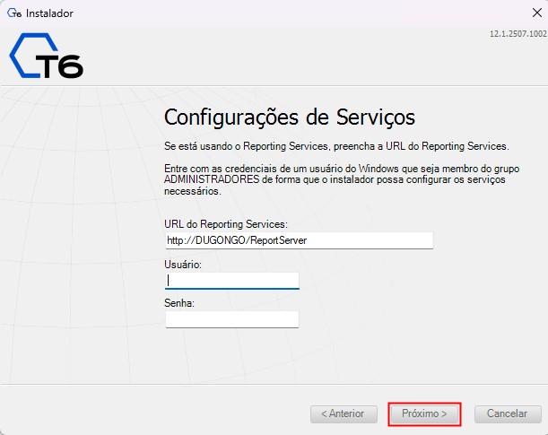 Configurações