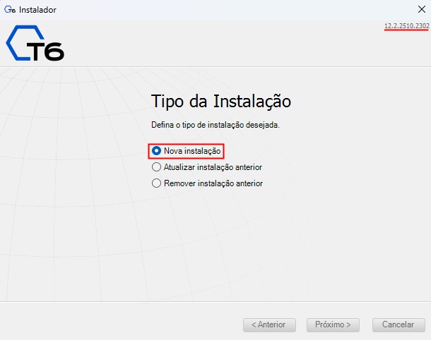 Tipos de Instalação