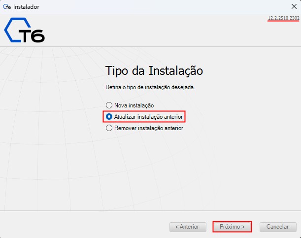 Tipos de Instalação
