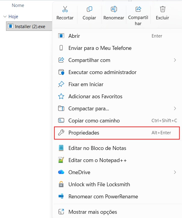Configurações