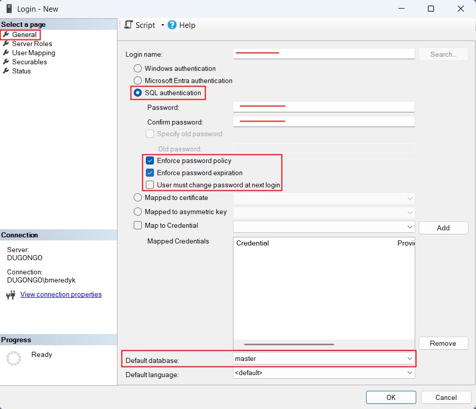 User Configuration