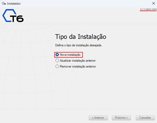 Tipos de Instalação