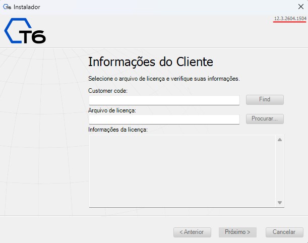 Informações do Cliente