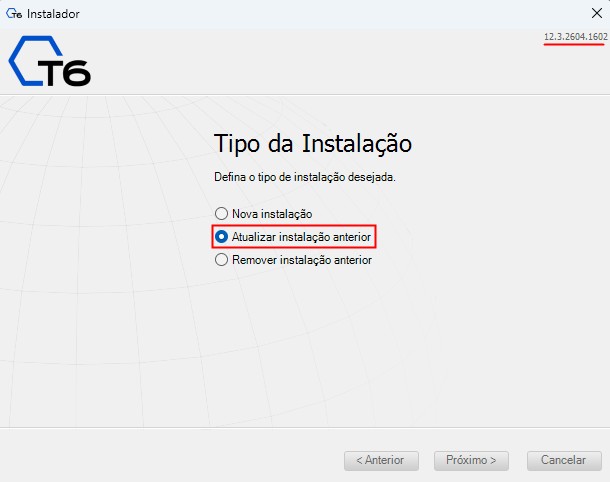 Tipos de Instalação