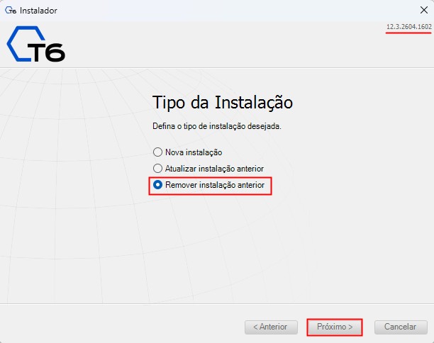 Tipos de Instalação