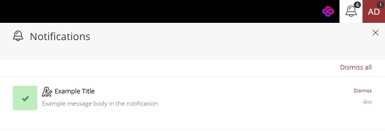 custom notification