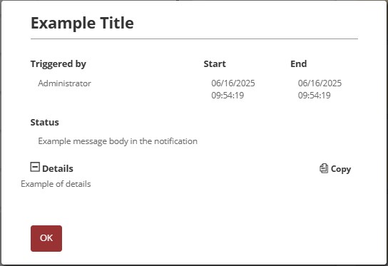 custom notification