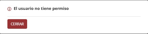 mensaje de error de mención de usuario