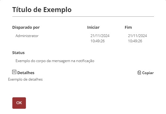 notificação customizada