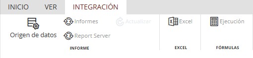 Ribbon pestaña integración