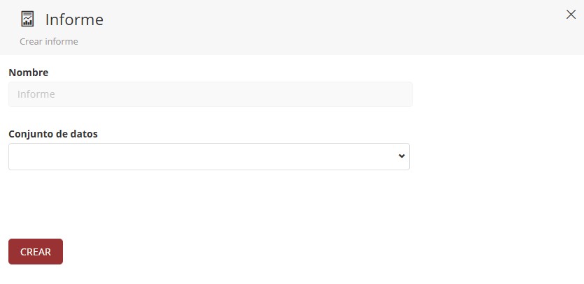 Panel lateral del informe