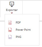 notificação de exportação em andamento