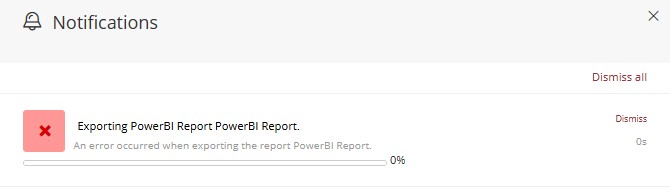 export canceled notification