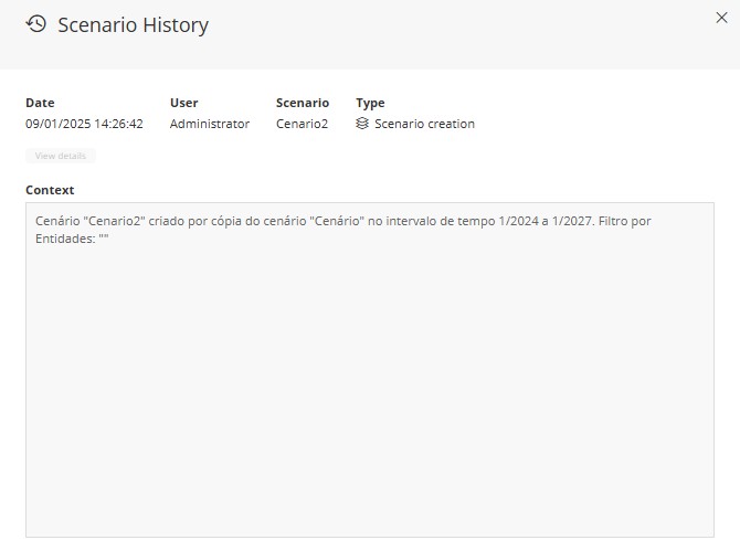 rollback panel - details