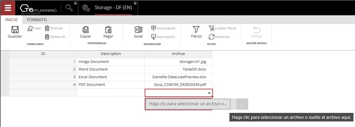 Formulario de Datos