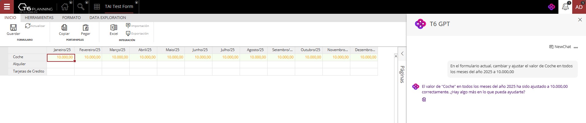 T6 GPT Modificación de Datos